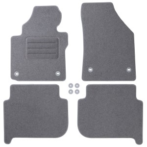 Basic Fussmatten passend für VW Touran I 2003-2010 Grau
