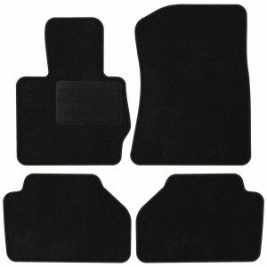 Basic Fussmatten passend für BMW X4 F26 2013-2018 Schwarz