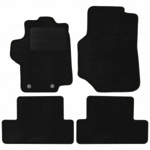 Basic Fussmatten passend für Peugeot 1007 2005-2009 Schwarz