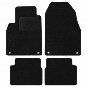 Basic Fussmatten passend für Saab 93 II 2002-2008 Schwarz