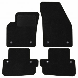 Basic Fussmatten passend für Volvo C70 II 2006-2013 Schwarz
