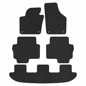 Sport Fussmatten passend für Seat Alhambra II 7-Sitzer [7N] 2010-