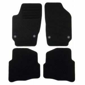 Basic Fussmatten passend für VW Polo IV [9N] 2001-2009 Schwarz
