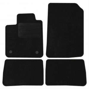 Basic Fussmatten passend für Renault Twingo II 2007-2014 Schwarz