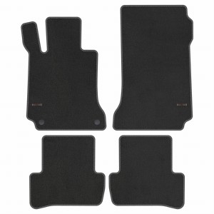Excellence Fussmatten passend für Mercedes-Benz C-Klasse W204 2007-2014