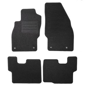 Basic Fussmatten passend für Opel Corsa D 2006-2014 Anthrazit